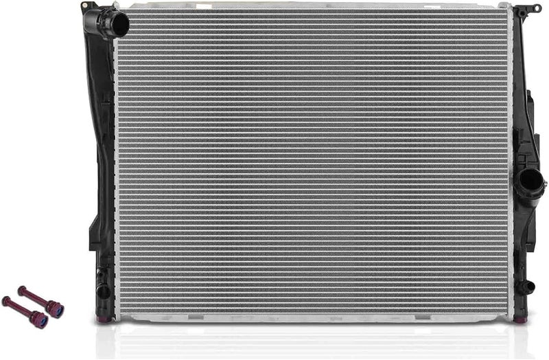 Readair Coolant Radiator Assembly with Transmission Oil Cooler Compatible with BMW 328i 3.0L 2007-2013，328i xDrive 3.0L 2009-2013，325i 3.0L 2006，328i 2.0L 2012-2013，328i xDrive 2.0L 2013 & More 17117542199 - Image 1